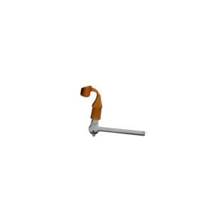 Glass Pipe CB - 6" W/Color Quartz Banger