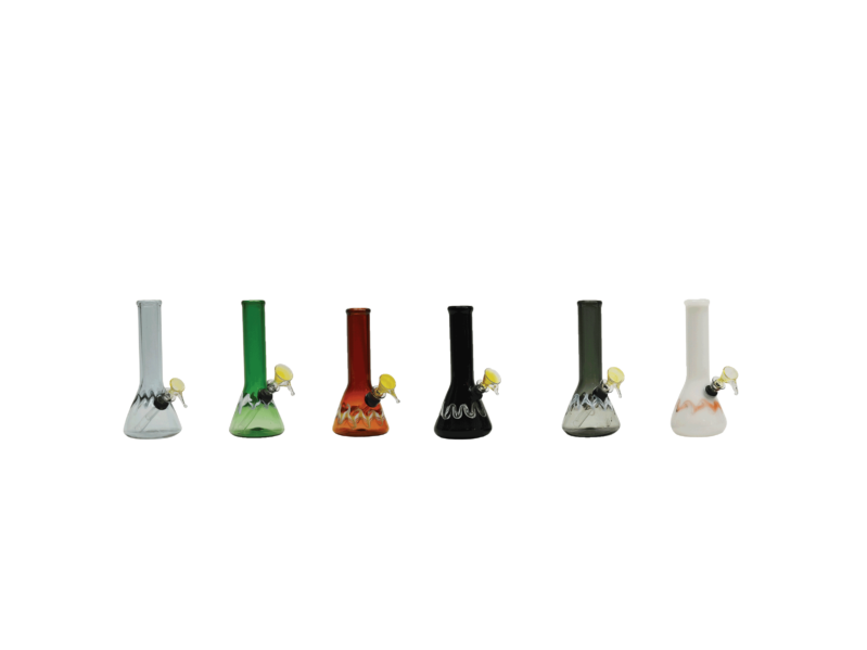 Glass Pipe GH-20- Glass on Glass- 32mm x 7"