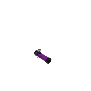 Acrylic Pipe Smokey-2/S - 1"x4"