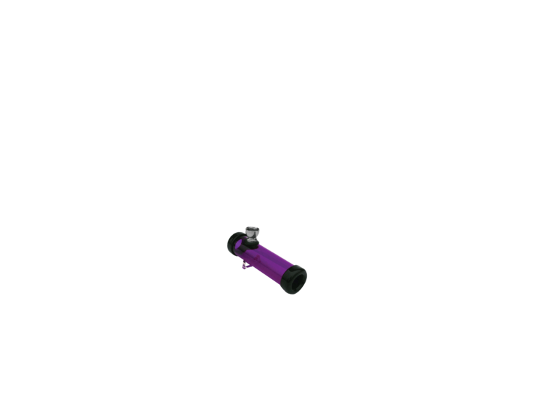 Acrylic Pipe Smokey-2/S - 1"x4"