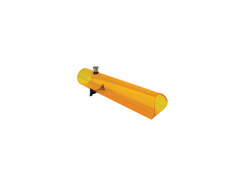 Acrylic Pipe Smokey-66 - 2.5"x12"