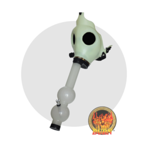GAS MASK GLOW IN THE DARK ACRYLIC